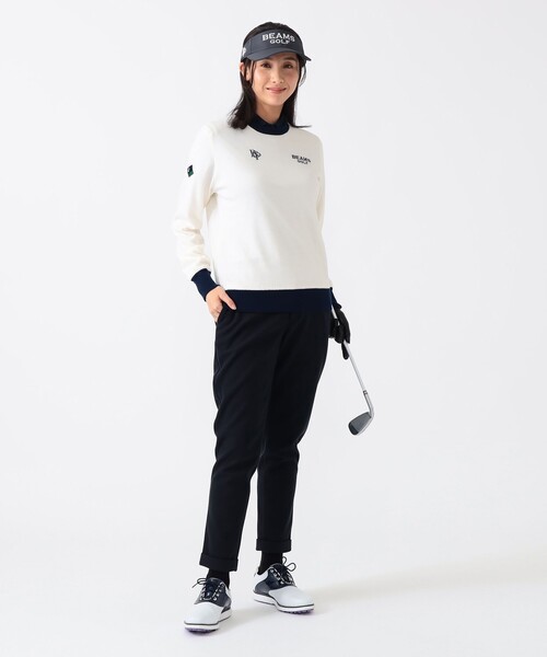 BEAMS GOLF（ビームス ゴルフ） ニット セーター 「WOMEN」PURPLE