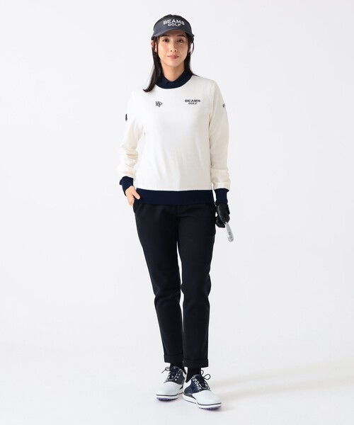 BEAMS GOLF（ビームス ゴルフ） ニット セーター 「WOMEN」PURPLE