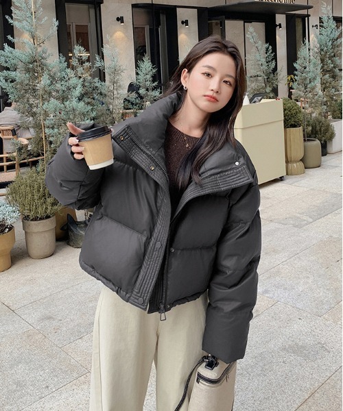 gossip!ロサンゼルス ブルゾン アウター Y2K スタンドカラー中綿