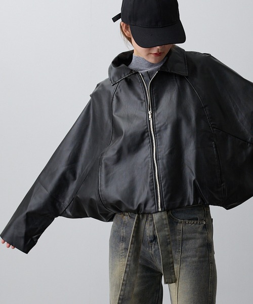 ADDITION STORE レザージャケット ライダース レディース : ZOZOTOWN