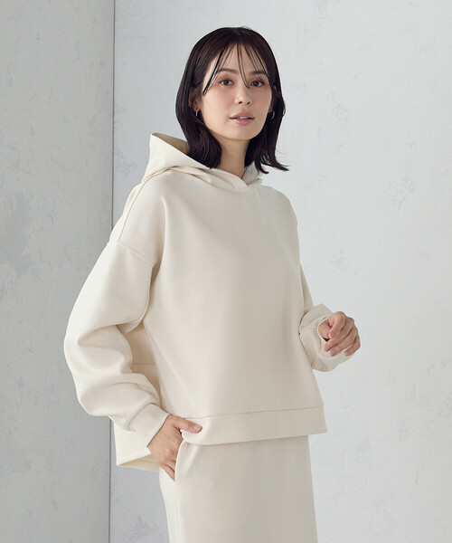 COMME CA ISM（コムサイズム） パーカー 「新色追加」ダンボールニット