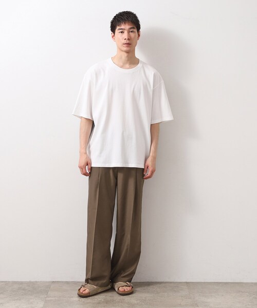 THE SHOP TK パンツ TRワイド側章パンツ メンズ : ZOZOTOWN Yahoo!店