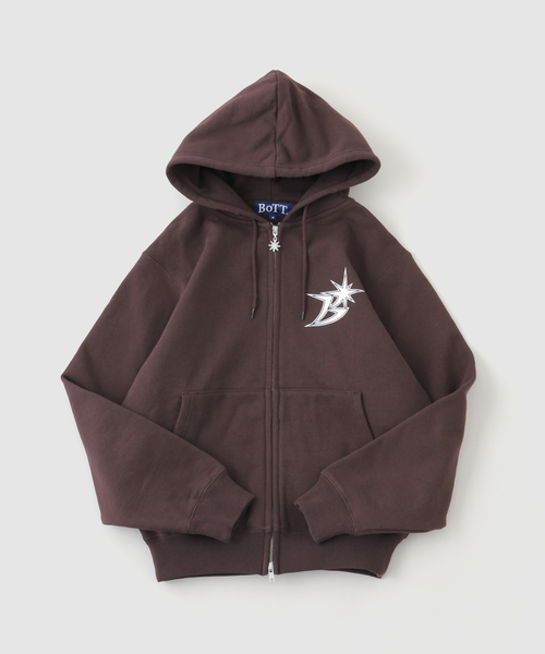 BoTT（ボット） パーカー B Logo Zip Hoodie メンズ : ZOZOTOWN Yahoo
