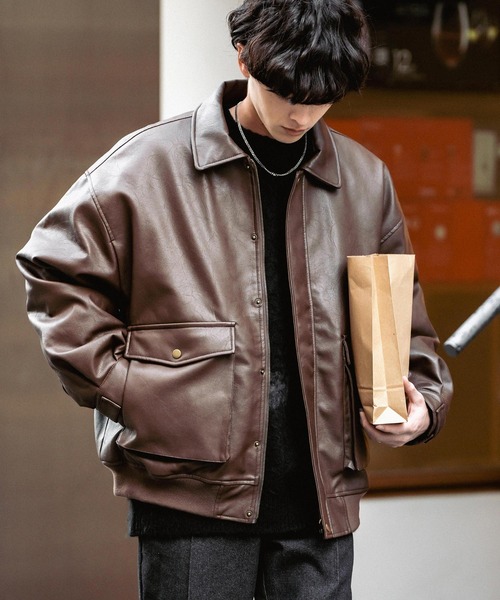 Rocky Monroe（ロッキーモンロー） 革ジャン ライダース オーバー