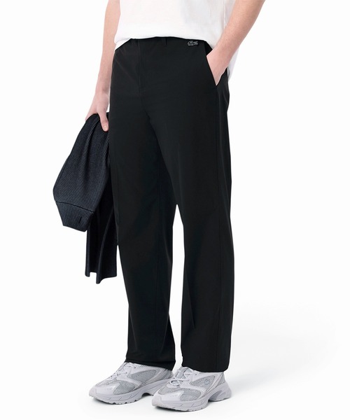 LACOSTE（ラコステ） スラックス 撥水 テクニカルストレッチ ルーズ