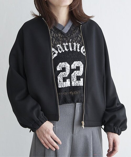 VENCE EXCHANGE ブルゾン アウター ダンボールポンチノーカラー