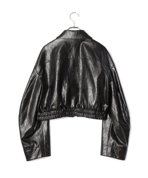 ADAM ET ROPE'（アダムエロペ） ブルゾン アウター フェイクレザー