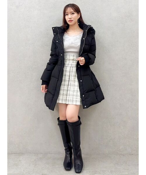 dazzlin（ダズリン） ダウンコート ダウンジャケット ウエストマーク