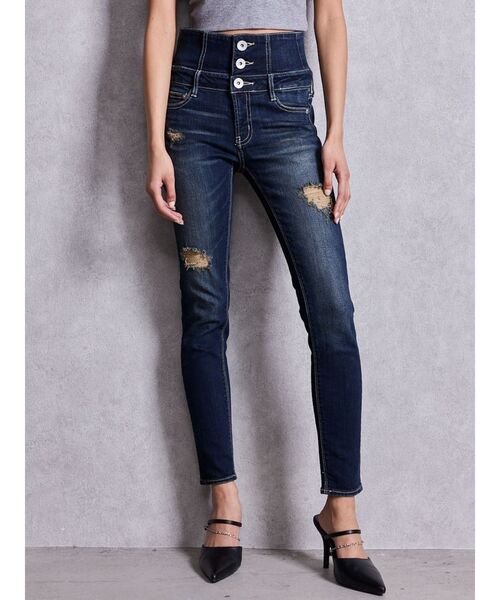 GYDA（ジェイダ） ジーンズ デニム デニムパンツ ハイウエストバック