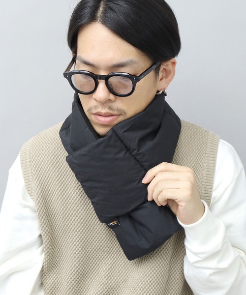 Basiquenti ネックウォーマー スヌード CORDURA コットンナイロン 中綿
