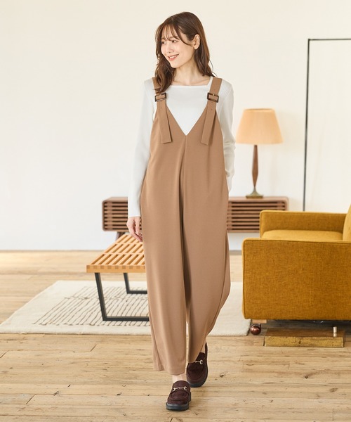 Honeys（ハニーズ） サロペット オーバーオール 「イージーケア」V