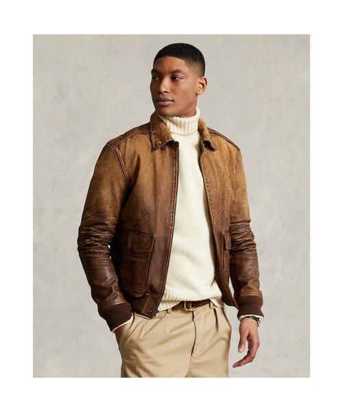 POLO RALPH LAUREN（ポロ・ラルフローレン） ブルゾン アウター レザー