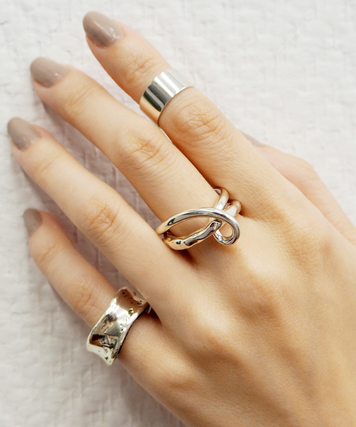 e.m.（イーエム） 指輪 リング ジルコニア埋め込みピンキーリング