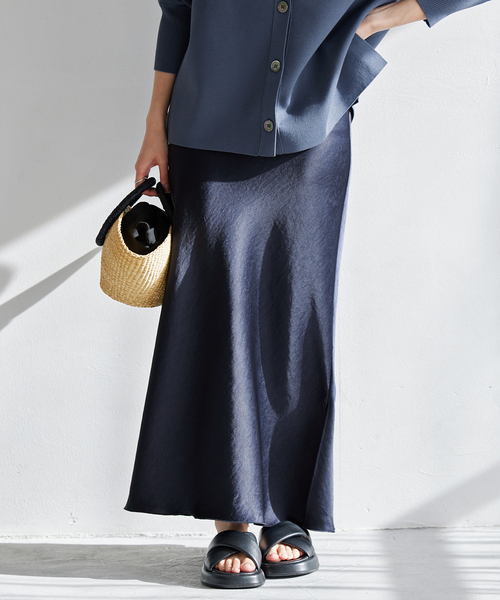 IENA（イエナ） スカート 「追加5」ダブルサテンスカート : ZOZOTOWN