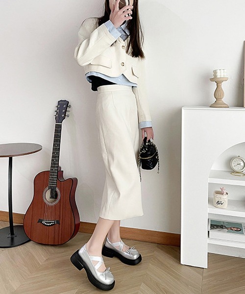 Lace Ladies（レースレディース） パンプス クロス ストラップ 厚底