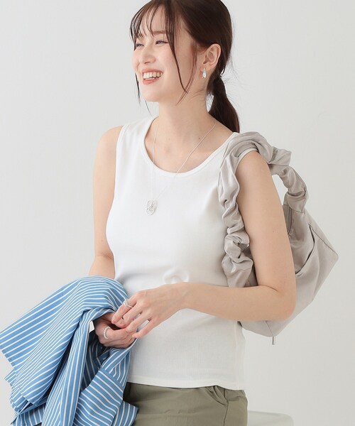 SHOO・LA・RUE（シューラルー） タンクトップ ノースリーブ 「洗える/S