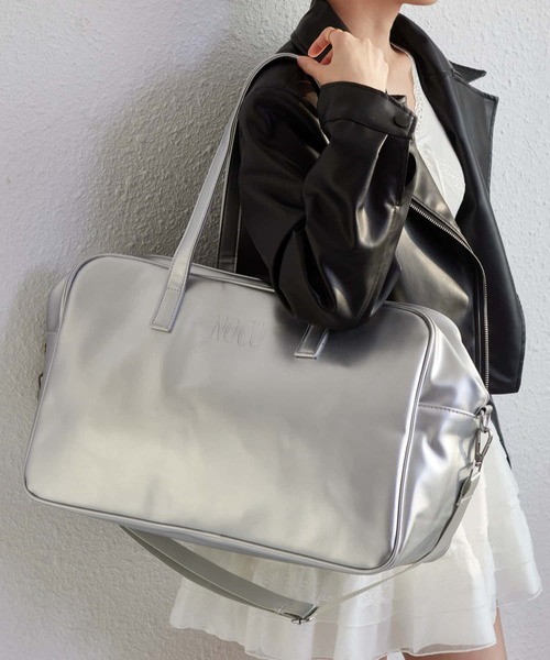 LA VORAGINE（ラ ヴォラジネ） ボストンバッグ 大容量2WAY スクエア