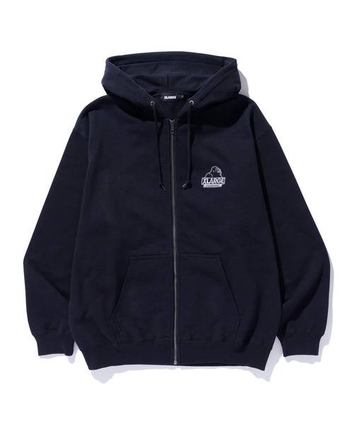 XLARGE（エクストラ ラージ） パーカー BACKSIDE OG ZIP UP HOODED