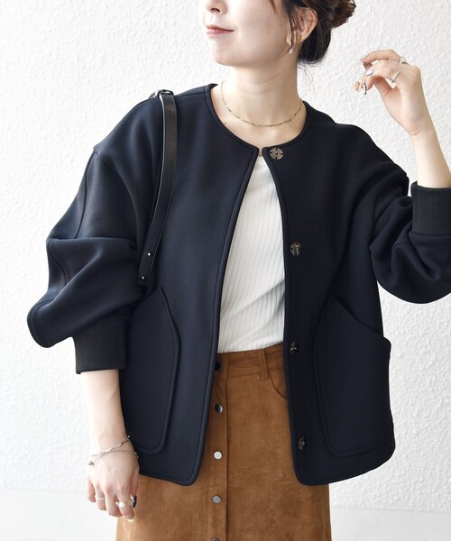 SHIPS any ブルゾン アウター any:「洗濯機可能」ダンボール ノー