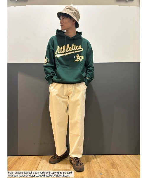 MLB パーカー 「MLB」「別注」ワッペン刺繍プリントパーカー メンズ