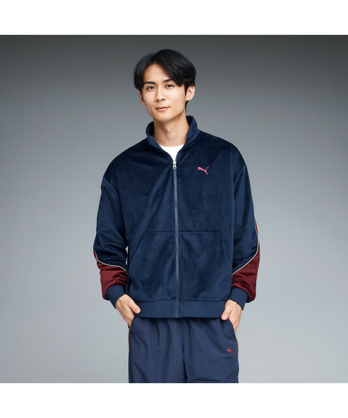 PUMA（プーマ） ジャージ メンズ CORE HERITAGE ベロア ジャケット