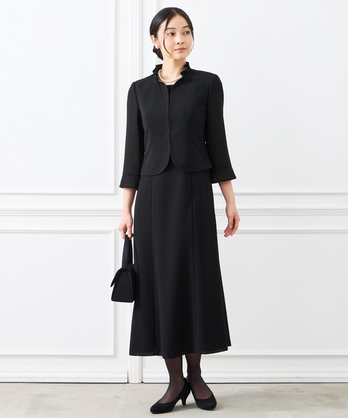 AIMER（エメ） ワンピース 「夏用喪服・礼服」フリルネックジャケット