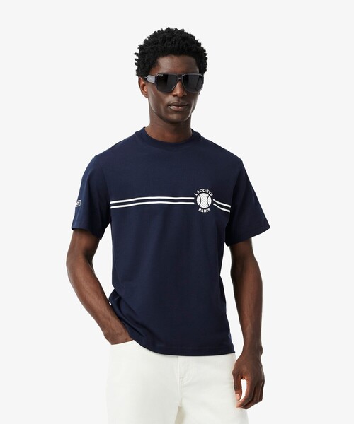 LACOSTE（ラコステ） tシャツ テニスボールプリントTシャツ メンズ