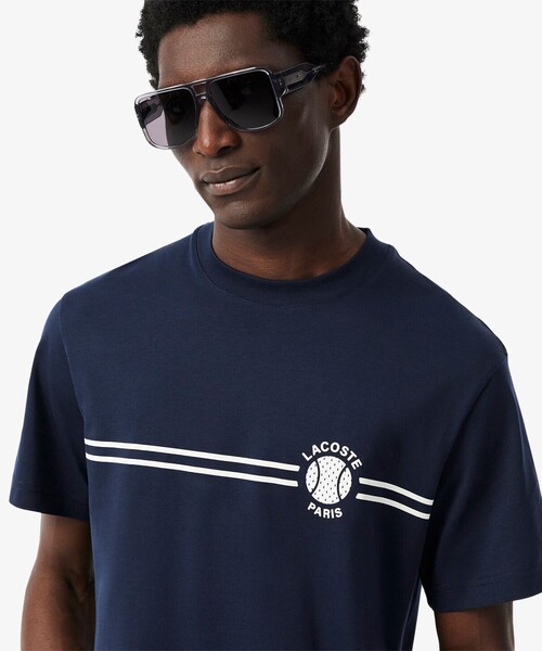 LACOSTE（ラコステ） tシャツ テニスボールプリントTシャツ メンズ
