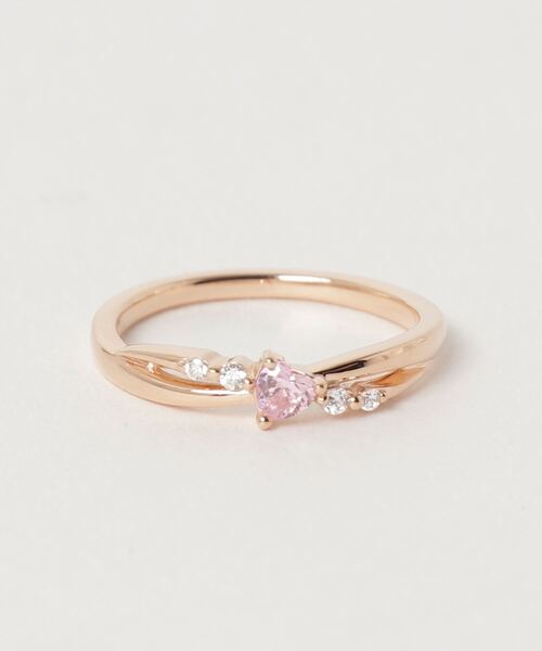 4℃（ヨンドシー） 指輪 リング K10ピンクゴールド リング レディース