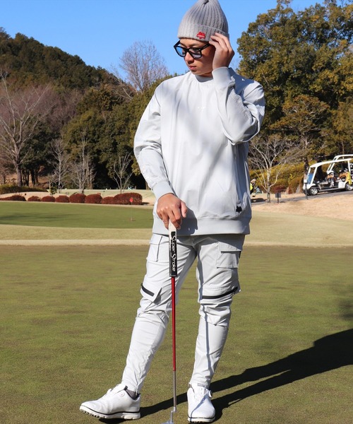 カーゴパンツ (RM)「LUXE/R GOLF」8ポケット ストレッチ クロス メンズ