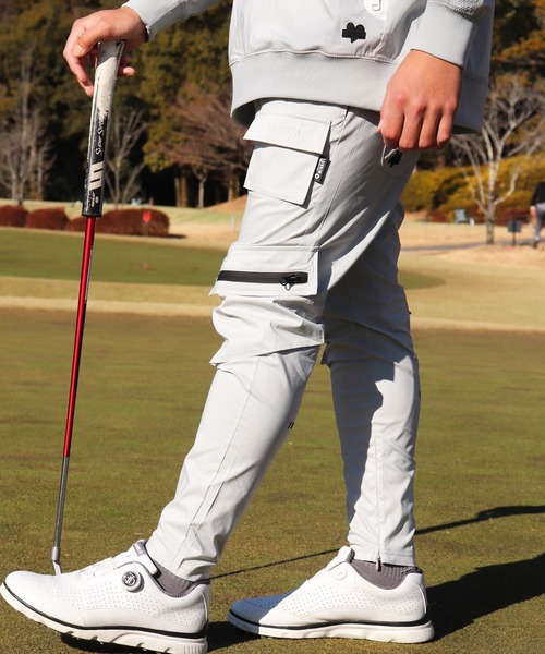カーゴパンツ (RM)「LUXE/R GOLF」8ポケット ストレッチ クロス メンズ