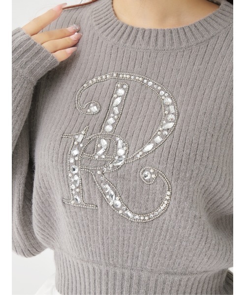 Darich（ダーリッチ） ニット セーター DRビジューボリューム