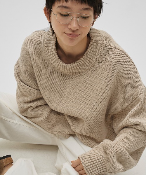 TODAYFUL ニット セーター Roundhem Linen Knit レディース : ZOZOTOWN