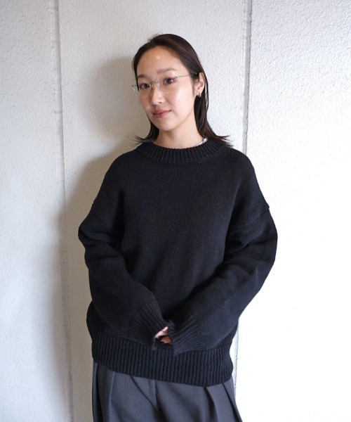 TODAYFUL ニット セーター Roundhem Linen Knit レディース : ZOZOTOWN