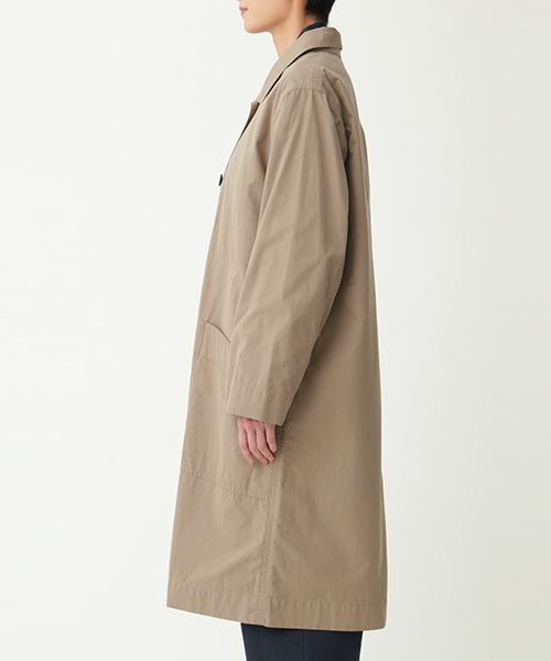 MHL.（エムエイチエル） ステンカラーコート 2 ベージュ レディース