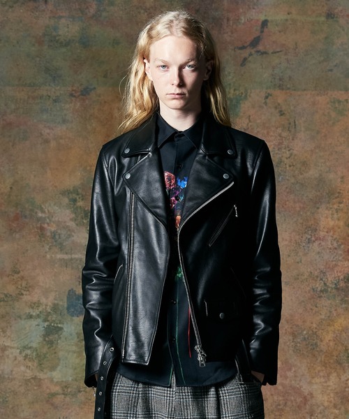 glamb（グラム） 革ジャン ライダース Calf Leather Riders Jacket