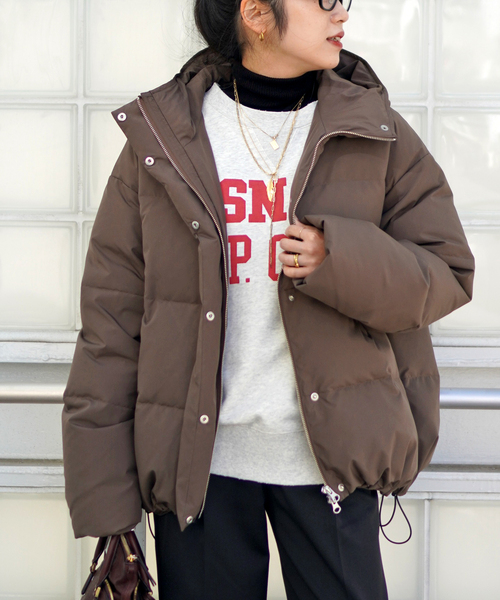 EVERYDAY I LIKE. ダウンコート ダウンジャケット フードダウン