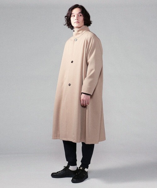 CABaN（キャバン） ステンカラーコート コート ウールギャバジン