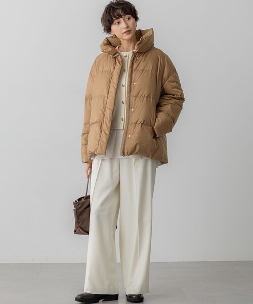 23区（ニジュウサンク） ダウンコート ダウンジャケット シレータフタ