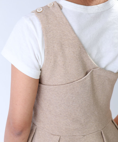 Freada（フリーダ） サロペット オーバーオール ニットサロペット