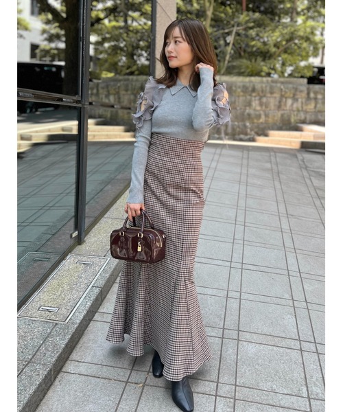 SNIDEL（スナイデル） ニット セーター プリーツフリルニットプル