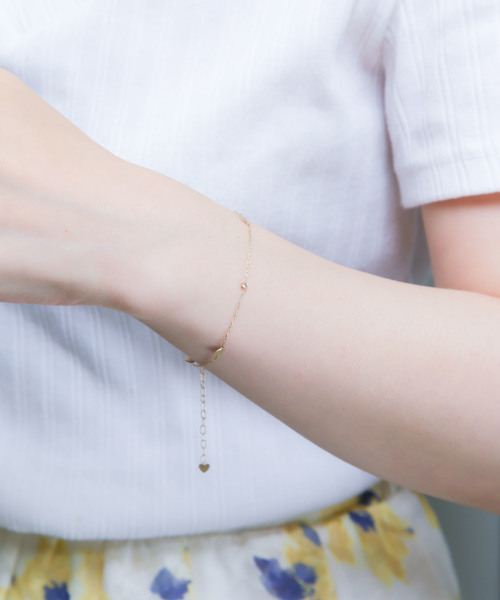 ESTELLE（エステール） ブレスレット K10 イエローゴールド ハート