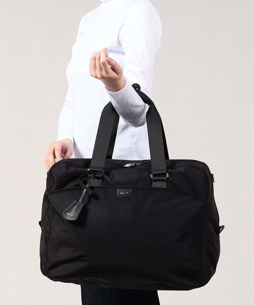 agnes b.（アニエスベー） ボストンバッグ ナイロン 2wayボストン