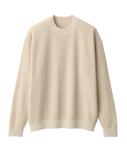 MUJI Labo セーター ニット 「MUJI Labo」紳士 和紙混ニット長袖プル