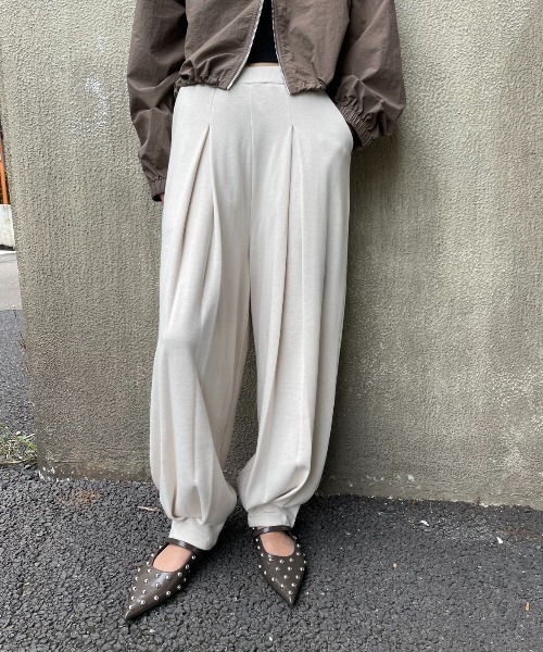 AIC. パンツ フロントタックスウェットパンツ レディース : ZOZOTOWN