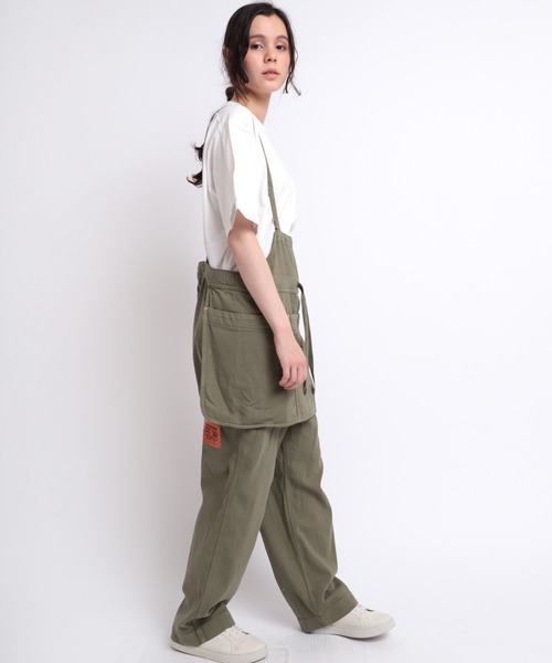 URCH RNA パンツ O0638 サスペンダーエプロンパンツ「URCH