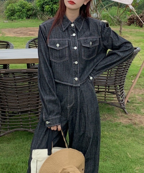 Diosfront セットアップ デニムセットアップ レディース : ZOZOTOWN