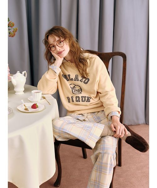 gelato pique（ジェラートピケ） パジャマ ルームウェア トラッド