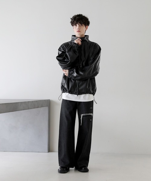 ASTRONOMY ジャージ ダブルジップ裾ドローコードトラックジャケット