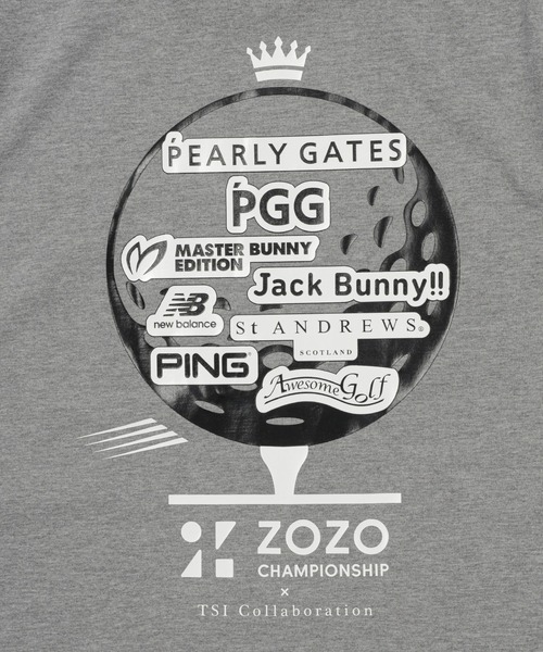 PEARLY GATES（パーリーゲイツ） tシャツ 「ZOZO CHAMPIONSHIP×TSI